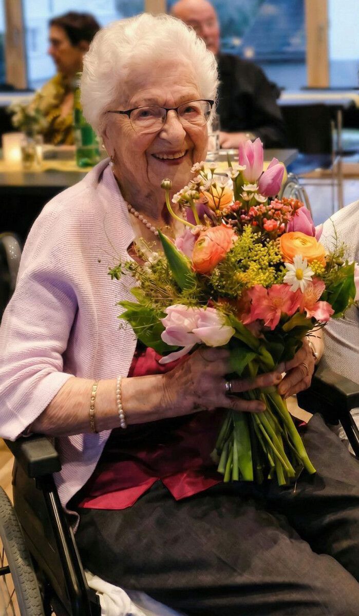 Irma Keckeis feierte kürzlich ihren 100. Geburtstag. »A6