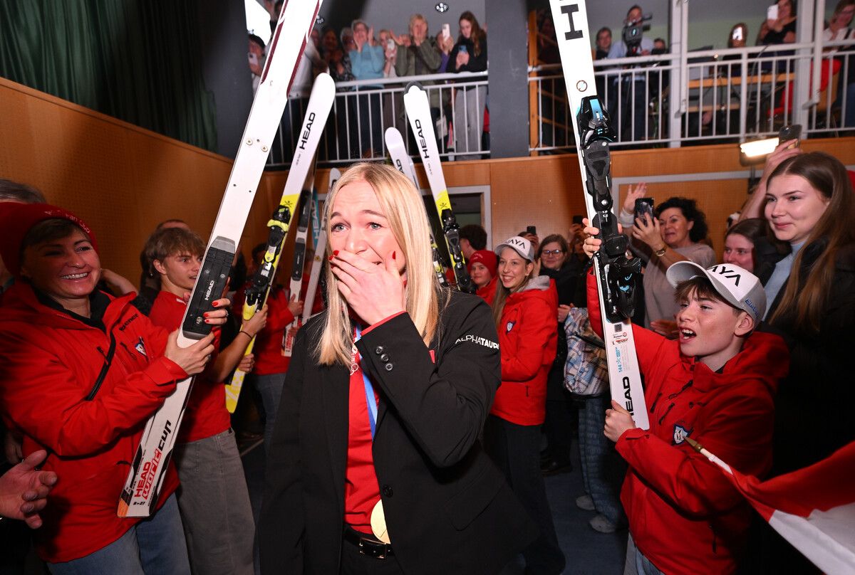 Olympiasiegerin Ariane Rädler erlebte einen emotionalen Empfang. »C1