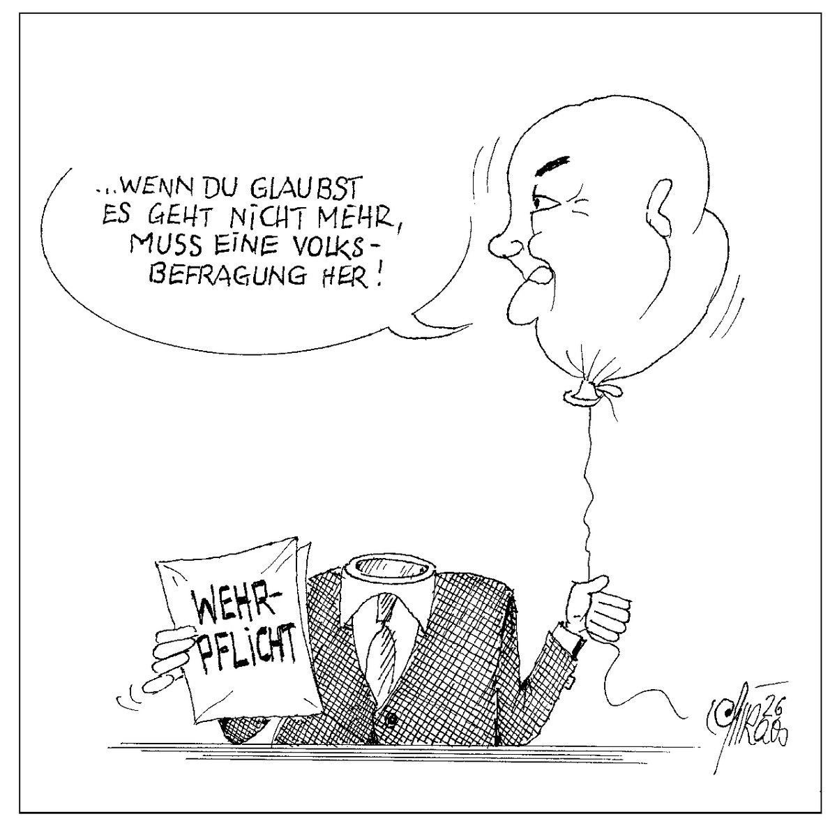 Einen Ballon steigen lassen!