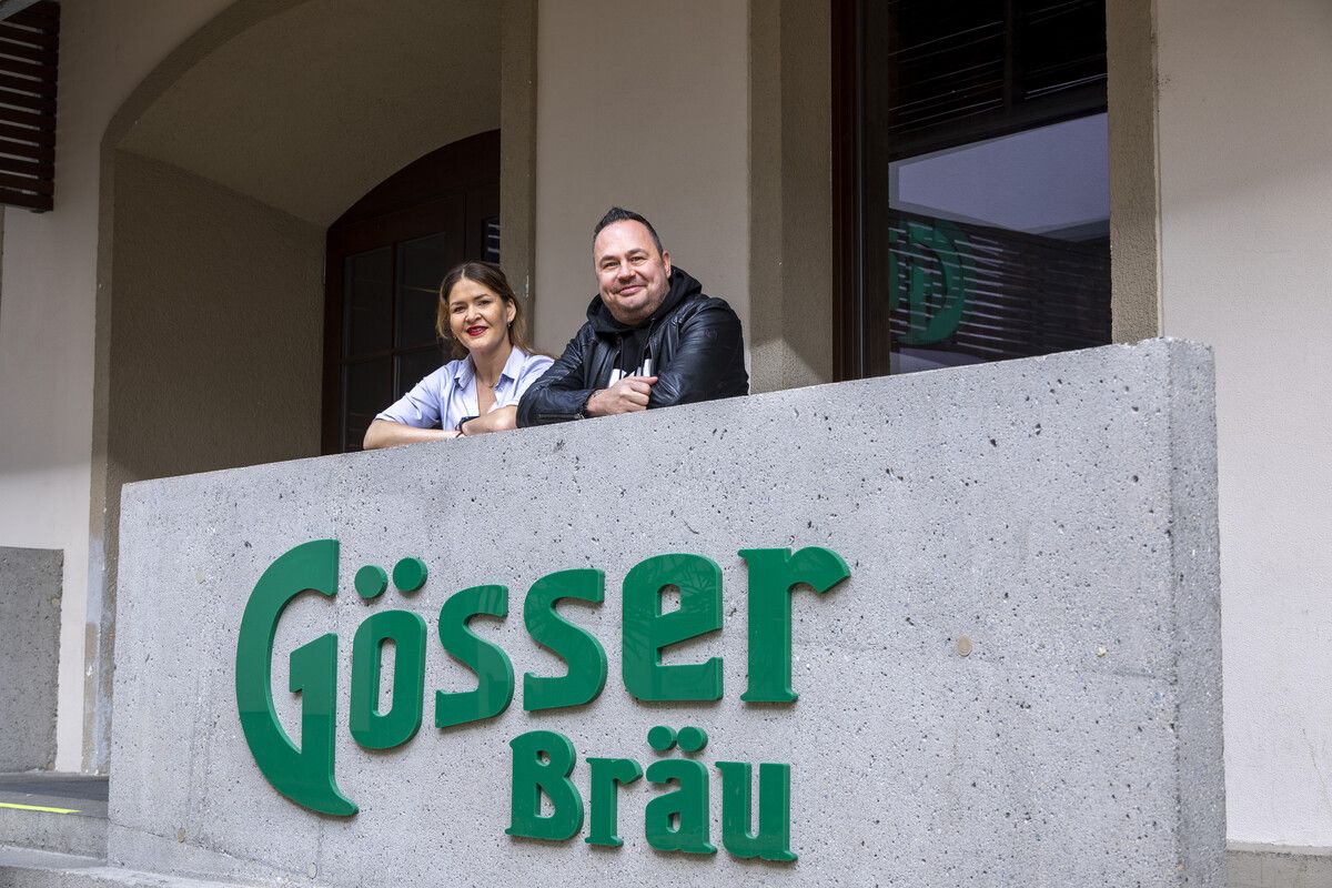 Jill Sabrina Laner und Mike Erath bringen neues Leben ins Gösser Bräu. »D1