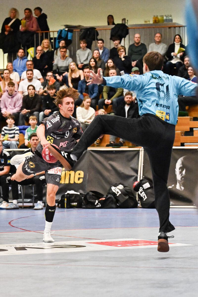Florian Steurer-Wieser war beim Cup-Aus der Bregenzer mit fünf Toren zweitbester Werfer hinter Louis Mönch, der elf Treffer erzielte.⇒VN/Serra