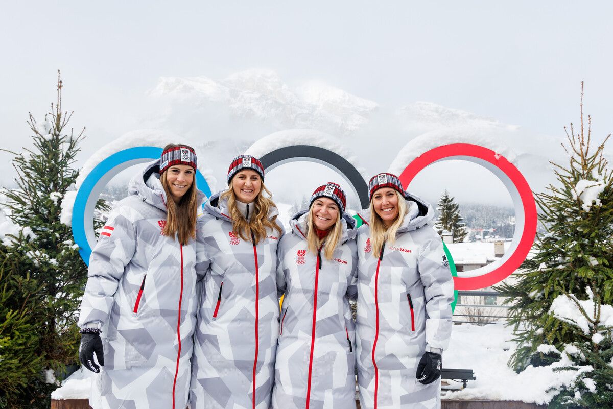 Freuen sich auf die Teamkombination, Nina Ortlieb (links) und Ariane Rädler.⇒gepa