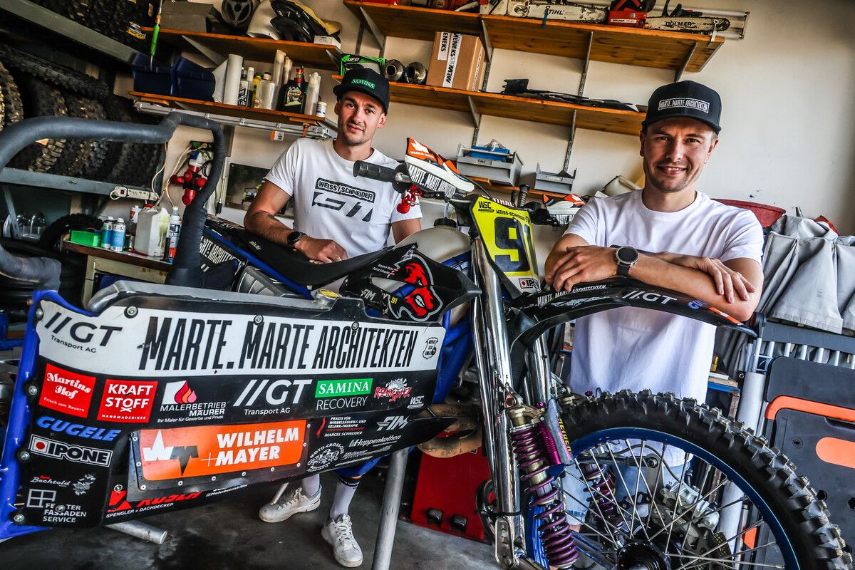 Für Benny Weiss (rechts) und Patrick Schneider endet nunmehr eine lange Zeit, die sie sportlich und emotional sehr verband.⇒Steurer