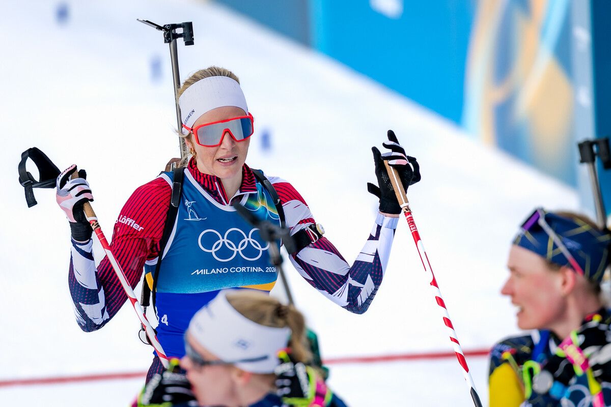 Haderte nach dem Zieleinauf mit der vergebenen Chance: Lisa Hauser.⇒gepa