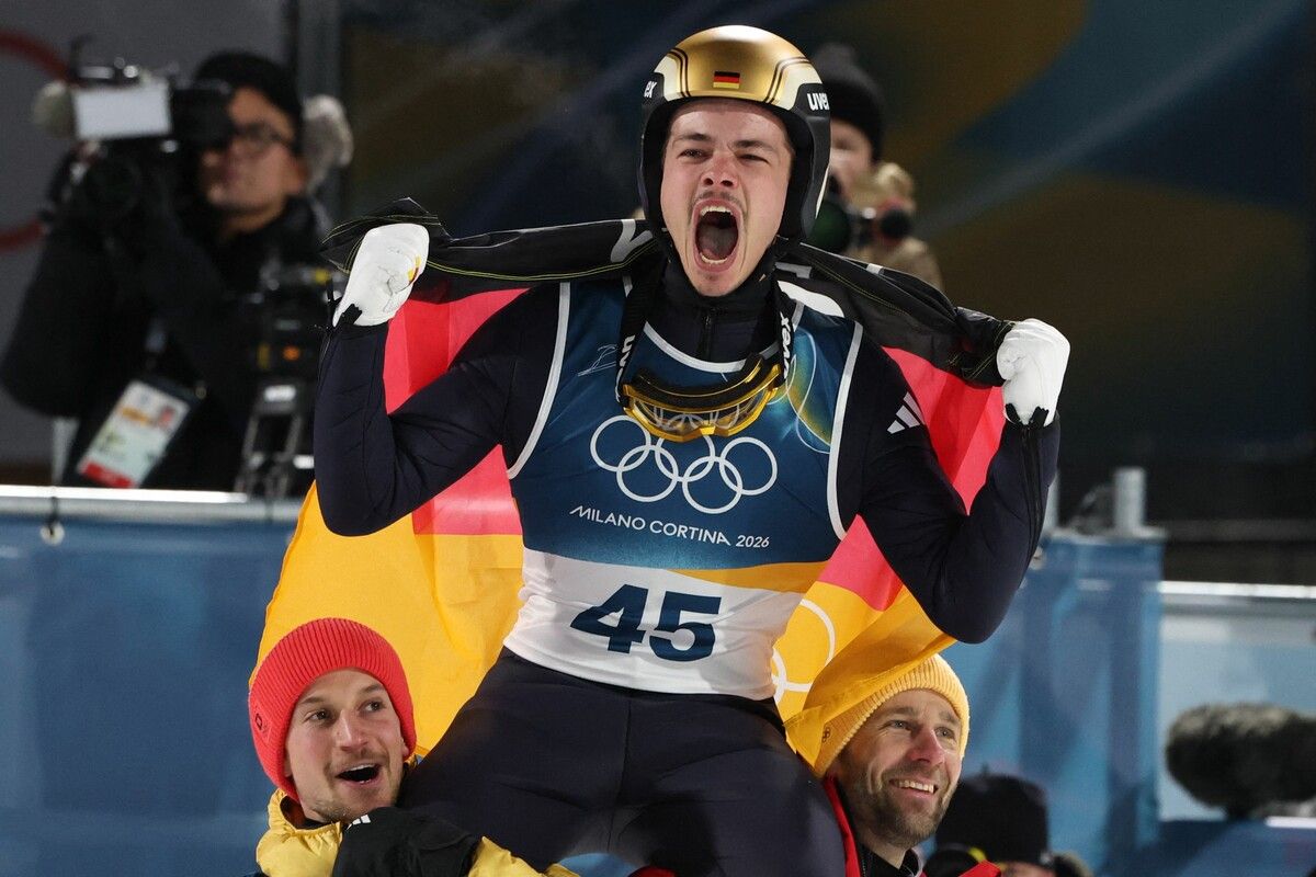 Im Weltcup noch ohne Sieg, nun ist er Olympiasieger: Der 25-Jährige aus Göppingen holt sich Gold in Predazzo.⇒apa