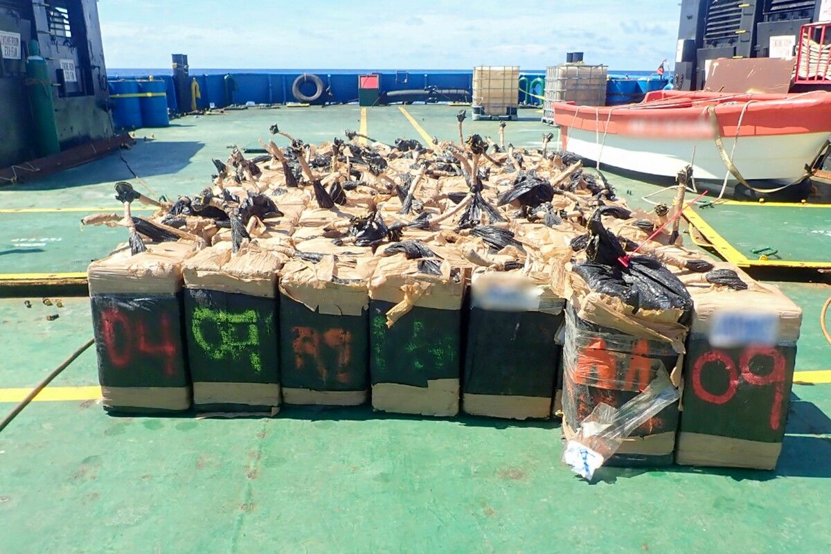 In dem Gebiet wurden in einem Monat fast 12 Tonnen Kokain beschlagnahmt.⇒AFP