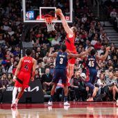 Pöltl mit Comeback zufrieden