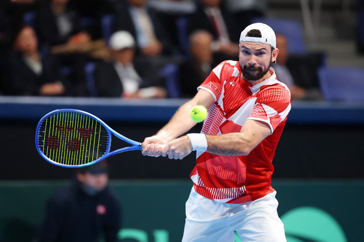 Juri Rodionov setzte sich gegen Japans Nummer eins Shintaro Mochizuki in zwei Sätzen durch.⇒GEPA