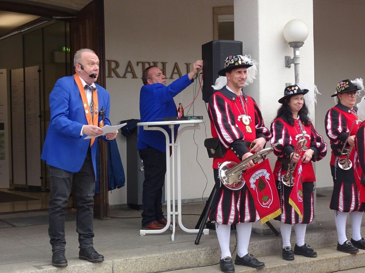 Kommenden Dienstag wird das Rathaus wieder von den Narren erobert. ⇒CTH