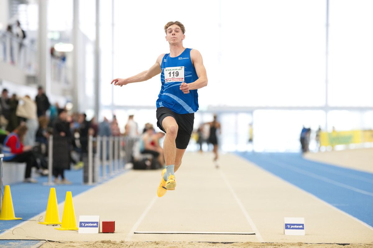 Lorenz Wirth holte Silber im Weitsprung und Bronze im Kugelstoßen.⇒ÖLV/Nevsimal