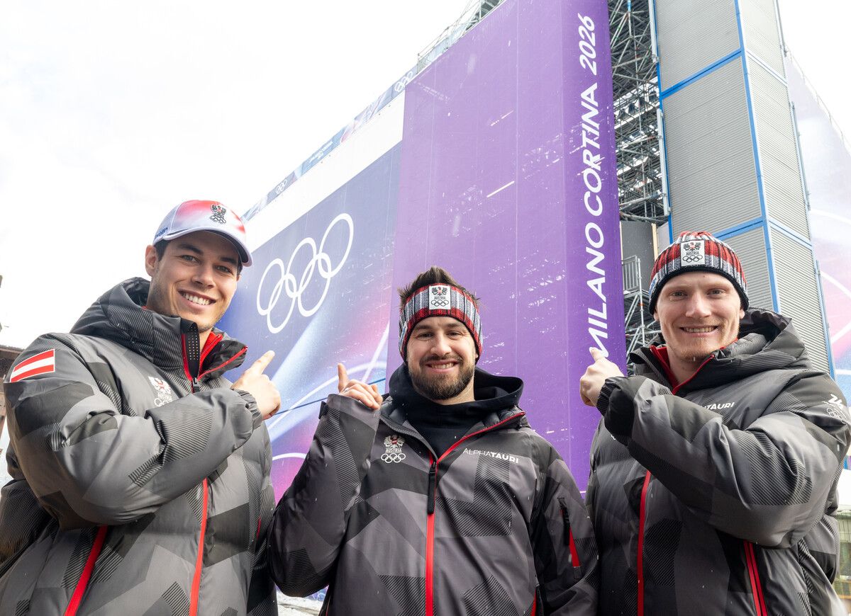 Lukas Feurstein ist beim Abfahrtstraining in Bormio dabei.⇒GEPA