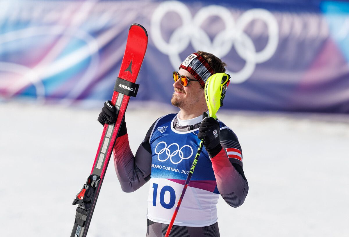 Manuel Feller kann nach der Silbermedaille im Teambewerb ohne großen Druck in den Spezialslalom gehen.⇒gepa
