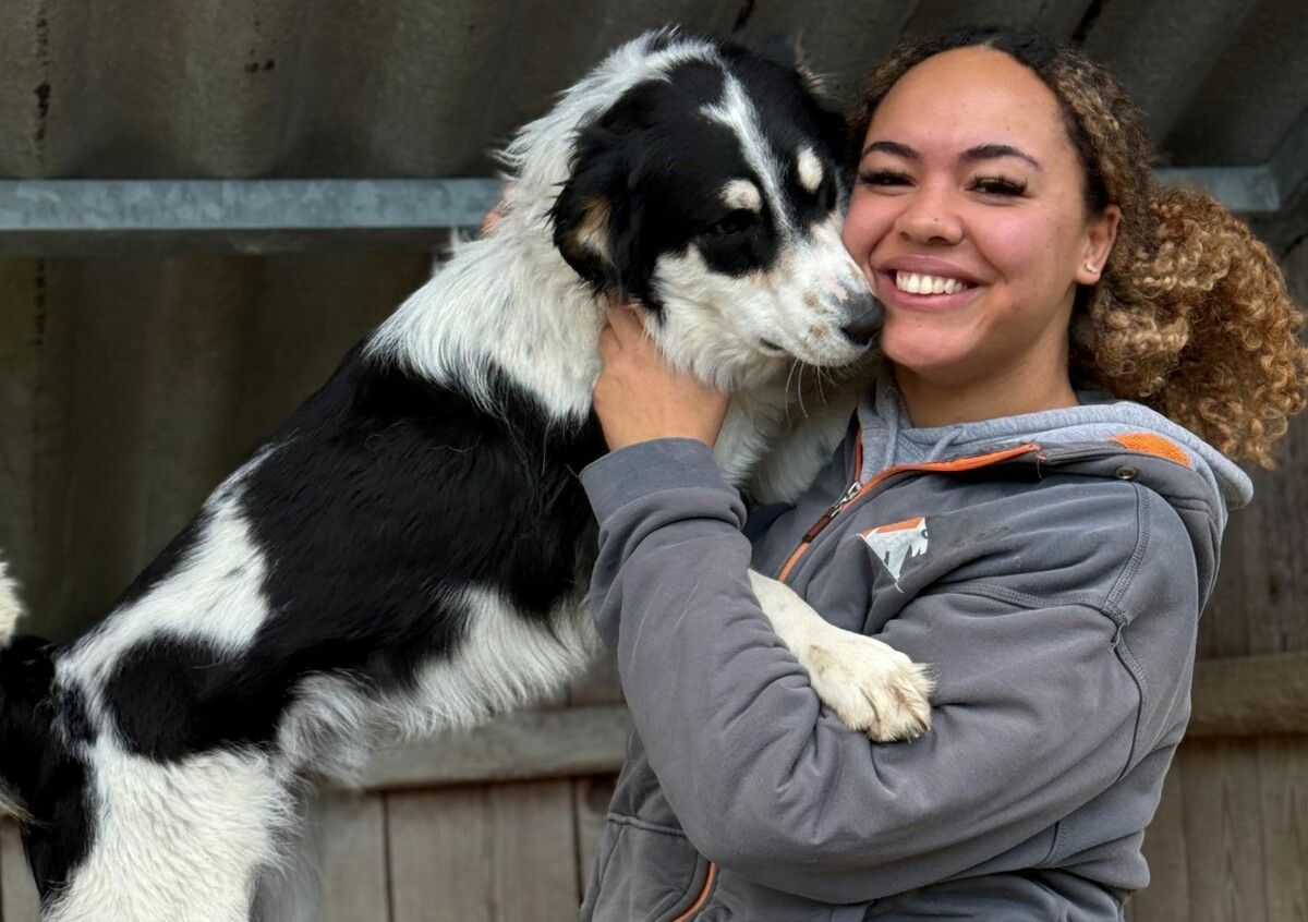 Medo hält Tierpflegerin Zoe auf Trab. TSH