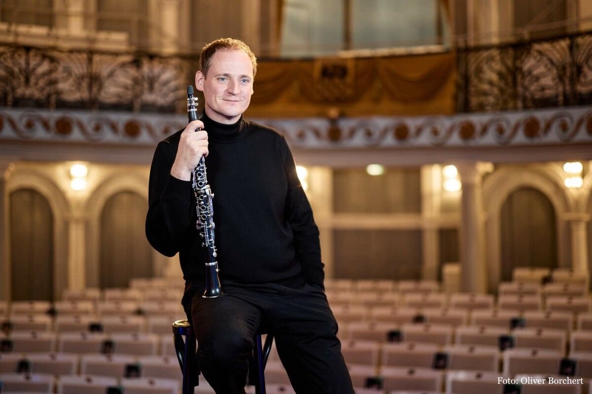 Mit Matthias Schorn wirkt auf dem Kammerkonzert der Soloklarinettist der Wiener Philharmoniker mit.⇒Henning Heilmann