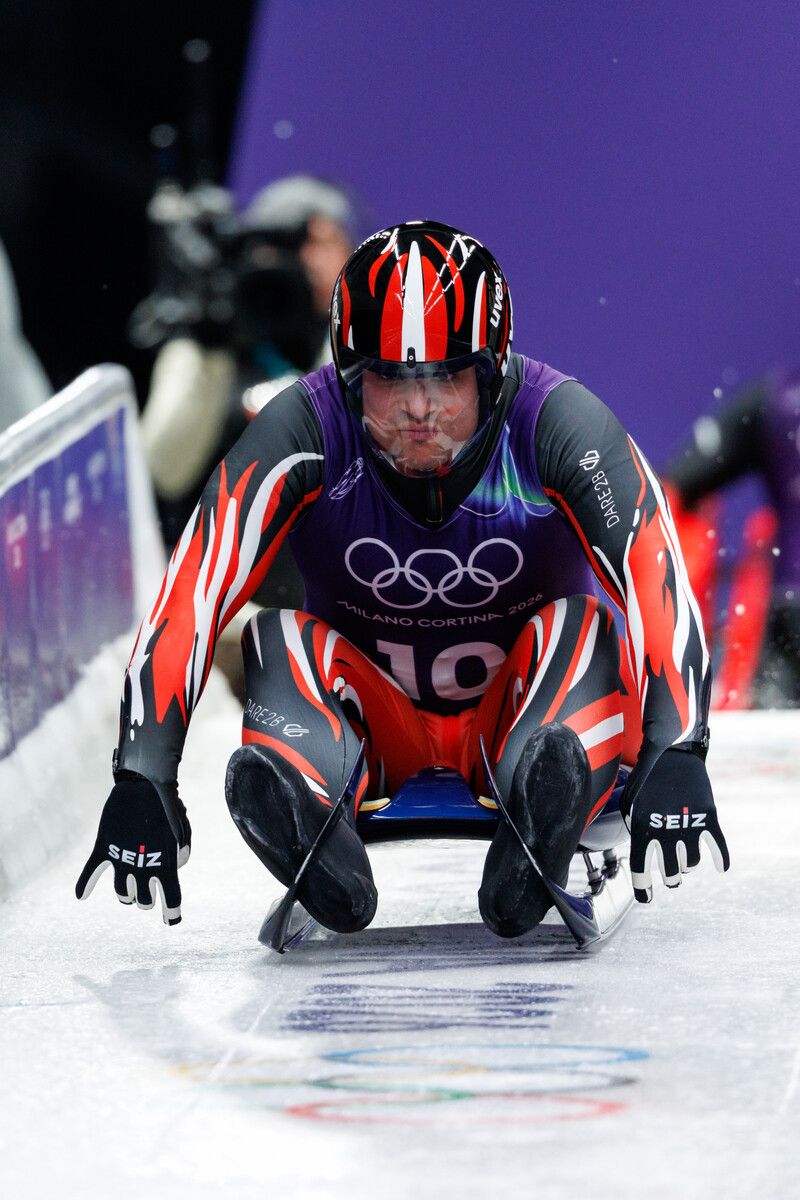 Olympiadebütant Jonas Müller untermauerte mit Topzeiten in den Trainingsläufen seine Gold-Ambitionen.⇒GEPA