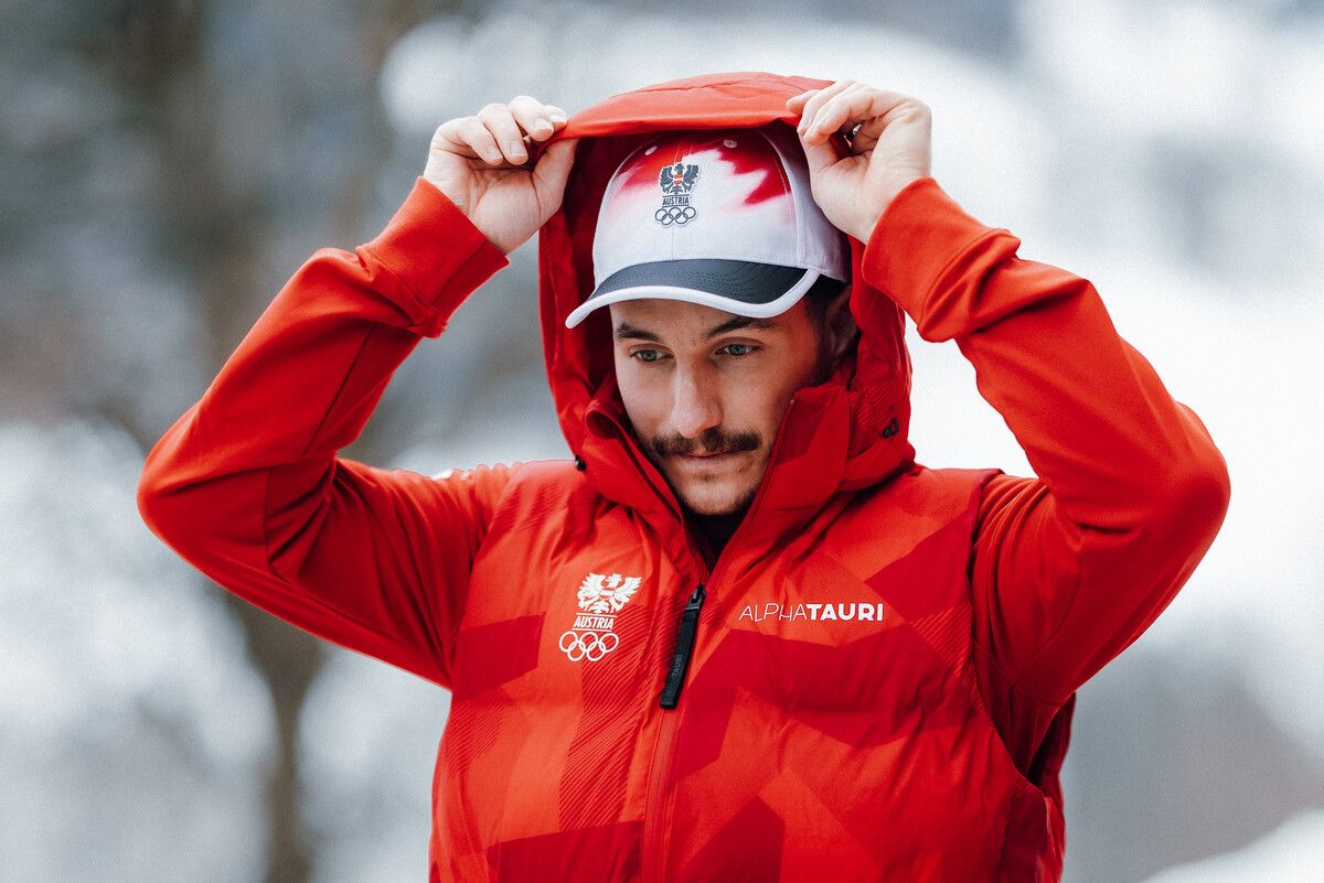 Patrick Feurstein war als einer von 10.001 Fackelträgern dabei. ⇒ÖOC