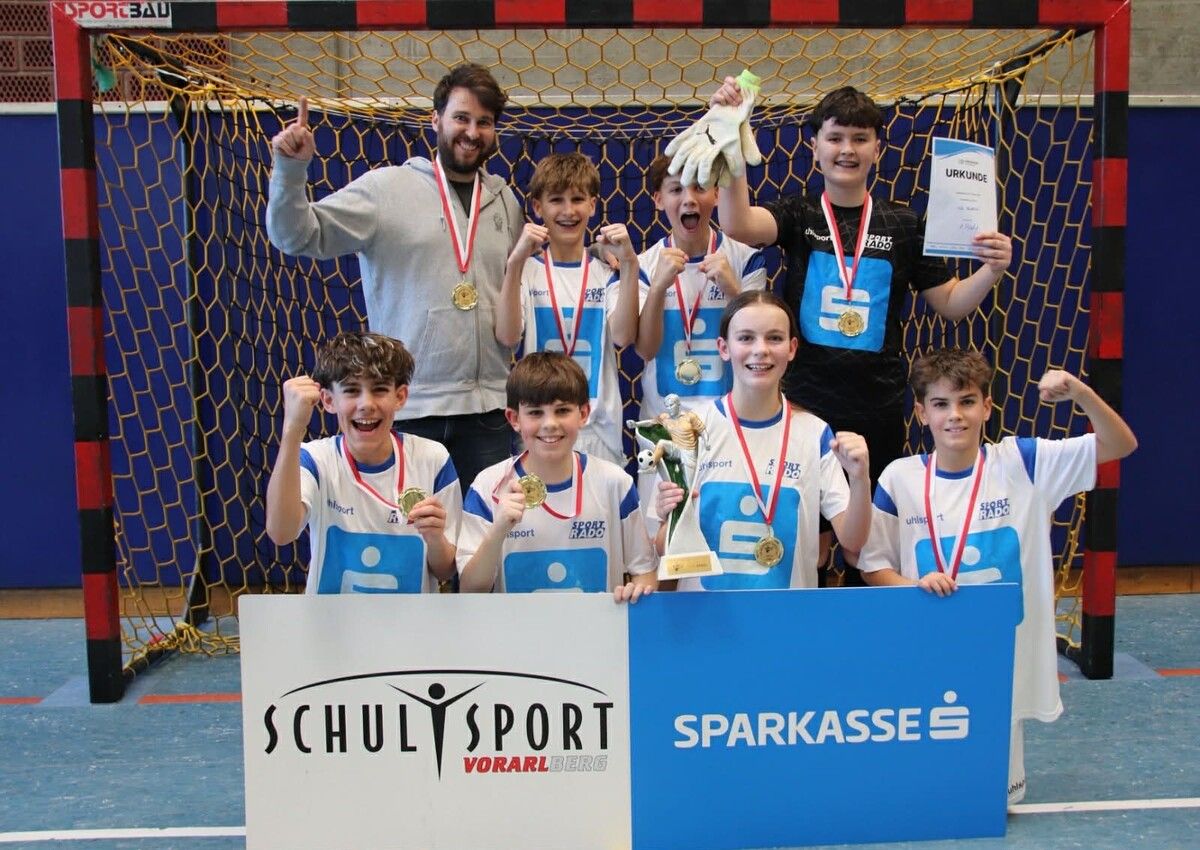 Platz eins in Vorarlberg: BG Feldkirch wurde Futsal-Champion. ⇒Thomas Knobel