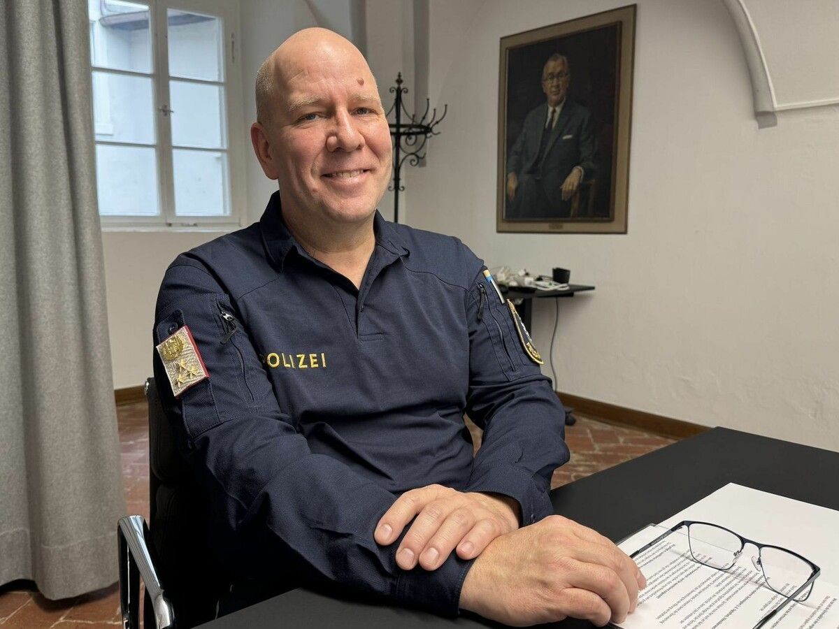 Polizeikommandant Arno Vögel nimmt sich Zeit für ein Gespräch mit den VN. ⇒dos (3)