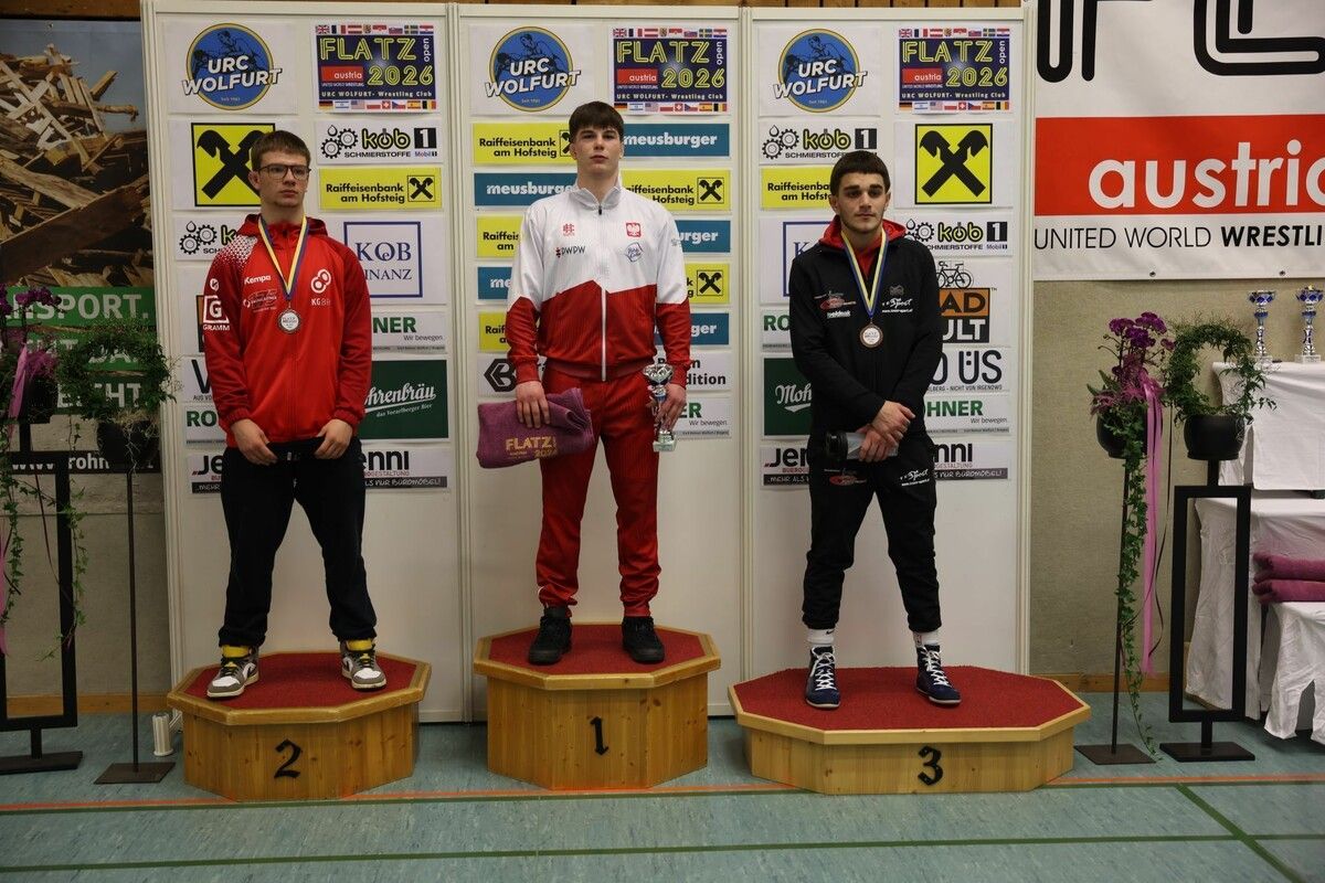 Rashid Betergaraev (r.) wurde starker Dritter in Wolfurt.⇒thomas Knobel