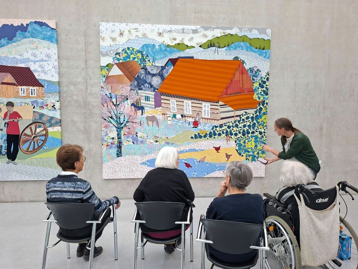 Seit 10 Jahren organisiert die Aktion Demenz in Kooperation mit Vorarlberger Museen regelmäßig Führungen.⇒ Barbara Ritschel