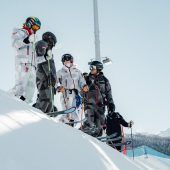 Skicrosser nehmen den Olympiakurs unter die Lupe