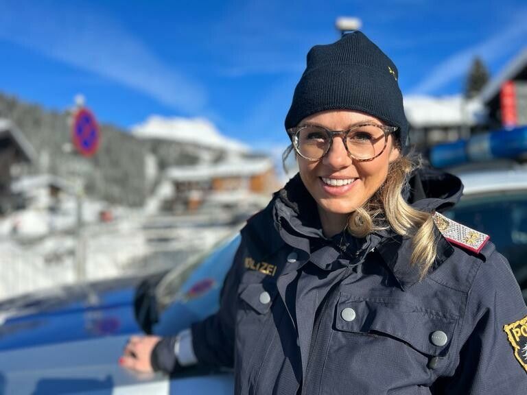 Susanne Moll war am Lawinenwochenende in Lech im Einsatz.⇒VN/GS