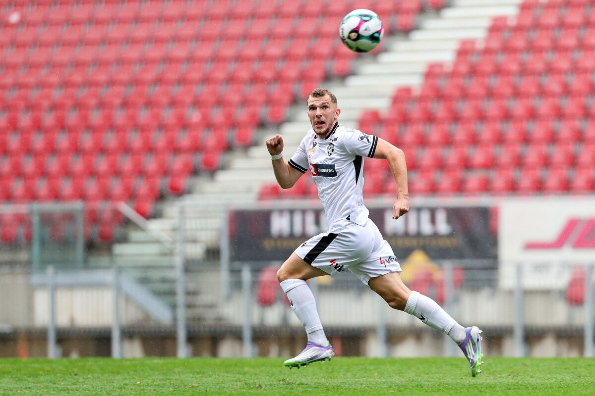 SW Bregenz-Stürmer Tamar Crnkic präsentierte sich im Test gegen den SC Imst in Torlaune und erzielte zwei Treffer.⇒gepa