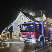 Dachstuhlbrand in Hohenems