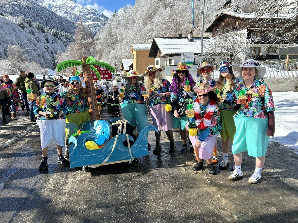 Urlaubsstimmung herrschte bei dieser Gruppe aus Hawaii.⇒Lea Stemer