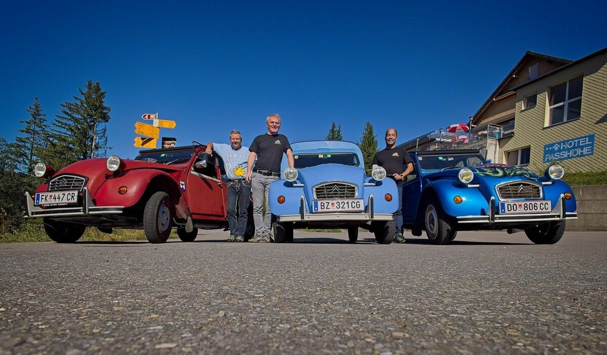 v. l.: Harry Linke, Thomas Klas und Erich Manser.⇒Hans-Peter Schuler