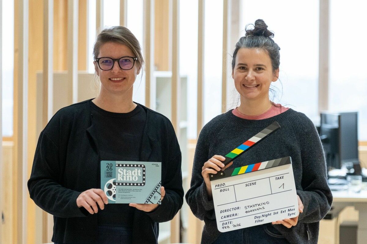 Veronika Sutterluety und Andrea Hock möchten ein Zeichen für zeitgemäße Filmkultur setzen. ⇒Simon Egle Stadt Hohenems