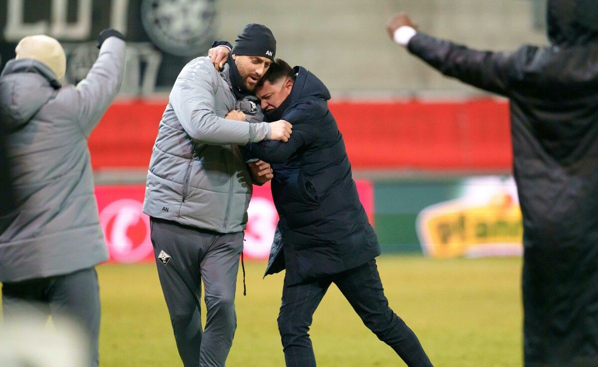 Ein Trainerdebüt voller Emotionen gab es in Altach. »C1