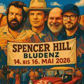 Kultduo auf der Leinwand beim Spencer Hill Bludenz 2026