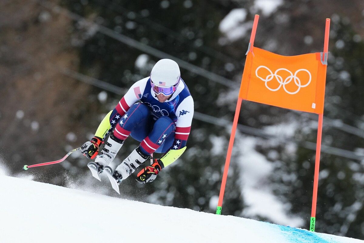 War im ersten Abfahrtstraining der Schnellste: Ryan Cochran-Siegle.⇒apa