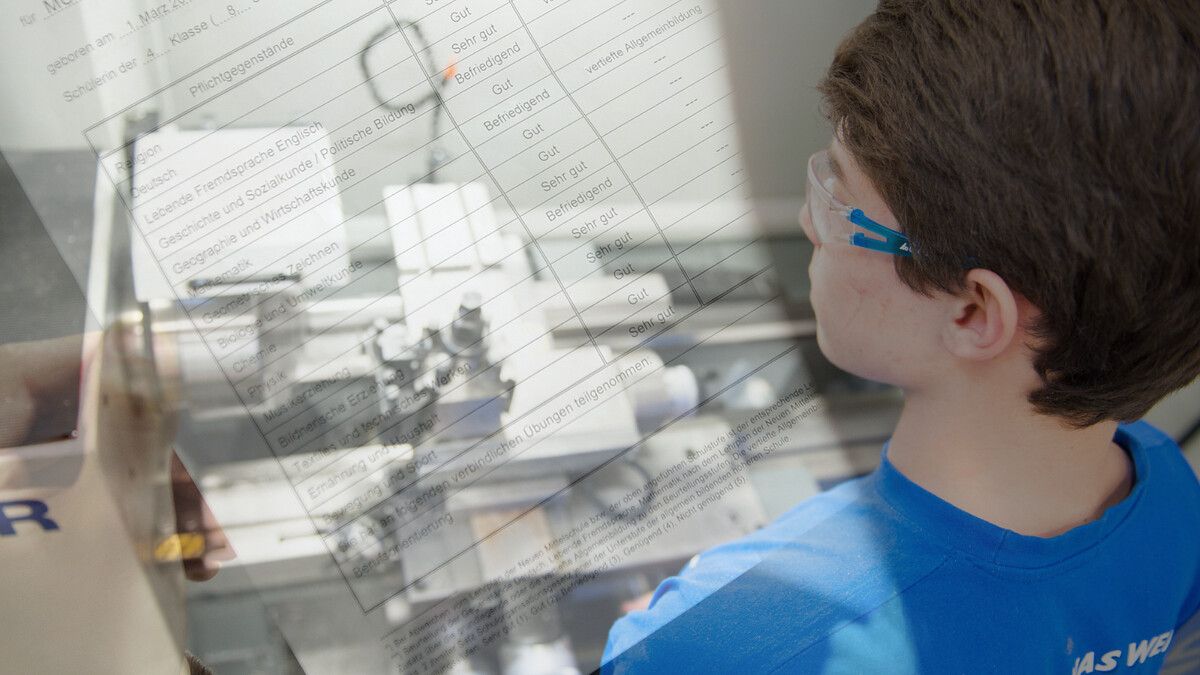 Wie wichtig ist das Zeugnis für die Lehrstelle? Unternehmer geben Auskunft. ⇒VN/Rhomberg, APA