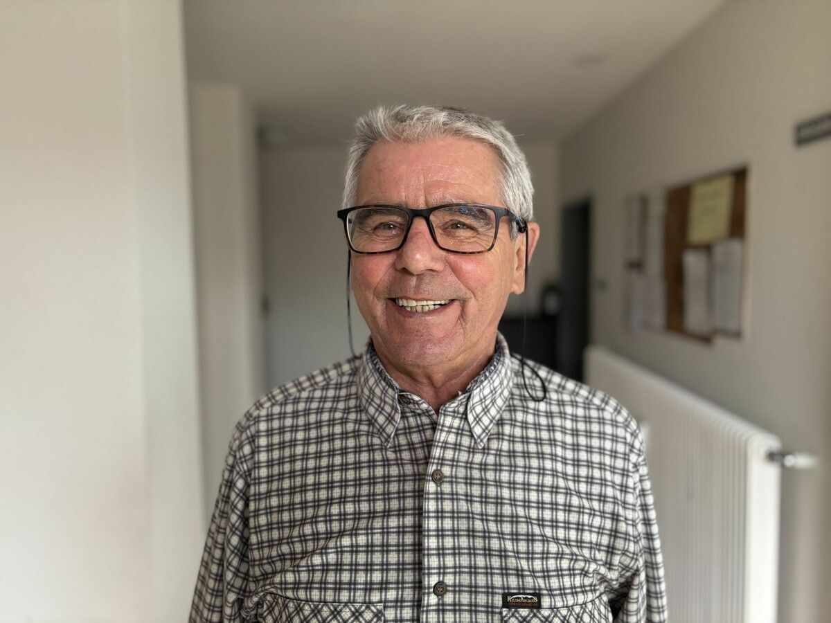 Wilfried Grass war gerade im Keller, als die Polizei anrückte.⇒VN