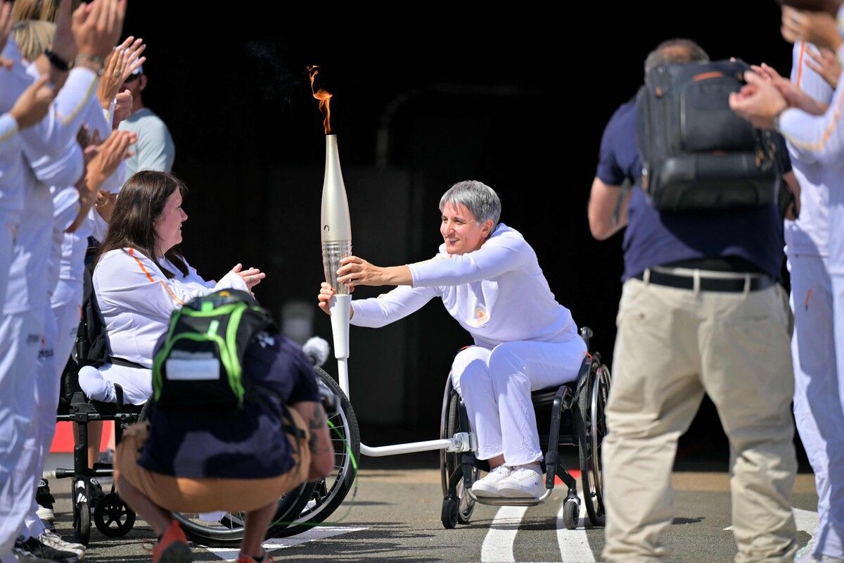 Zehn Tage vor der Eröffnungsfeier wurde im britischen Stoke Mandeville die Fackel entzündet.⇒APA