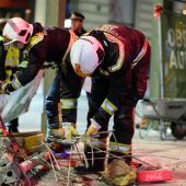 Flüssiger Beton erschwerte ­Bergung nach Bauunfall in Wien