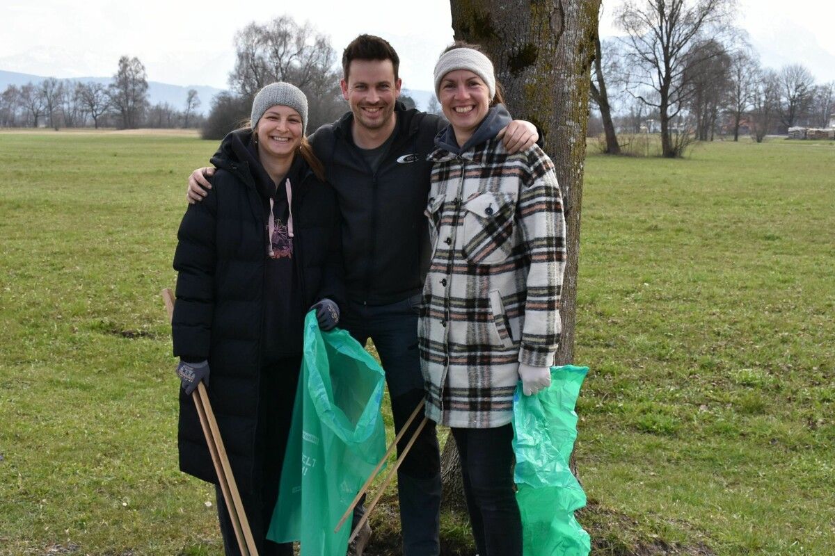 450 Kilogramm Müll sammelten Bürger von Meiningen beim Frühjahrsputz. ⇒Gemeinde Meiningen
