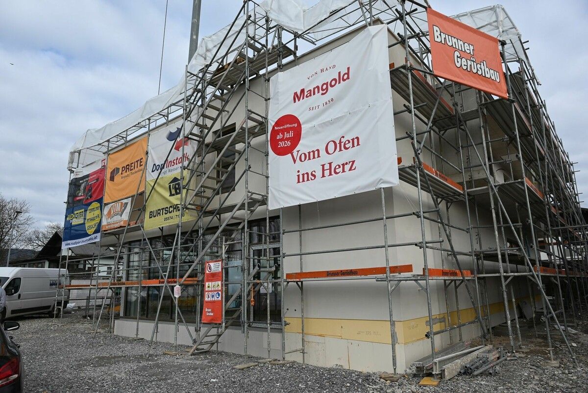 Ab Juli dürfen sich Anrainer der Dornbirner Straße und Umgebung auf die Neueröffnung einer Mangold-Filiale freuen. ⇒bvs (2)