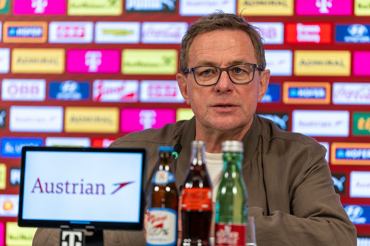 An der Grundordnung will ÖFB-Teamchef Ralf Rangnick nichts verändern.⇒gepa