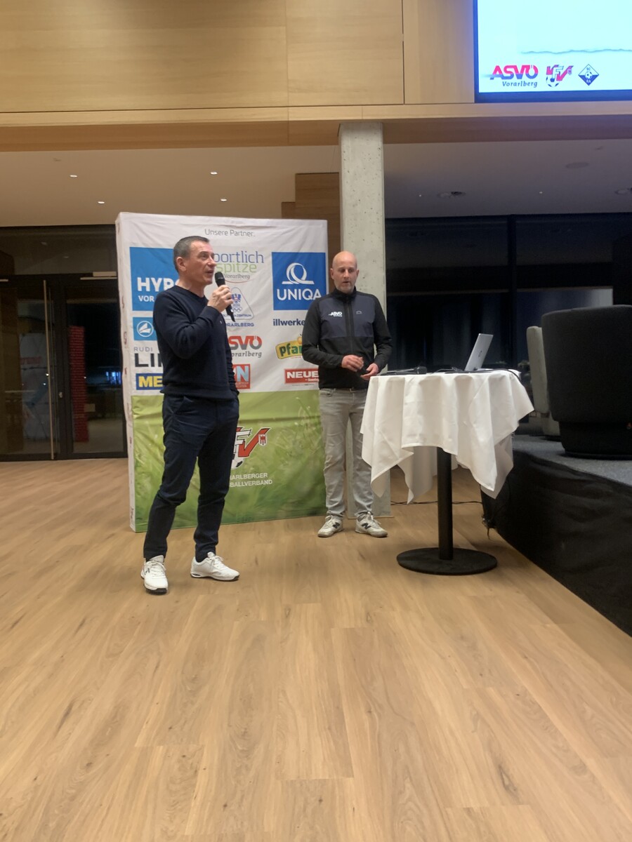 ASVÖ-Vereinsberater Simon Reis (r.) und VFV-Sportchef Andreas Kopf.⇒adam