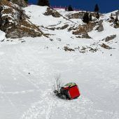 Nach Gondelabsturz in der Schweiz Betrieb eingestellt