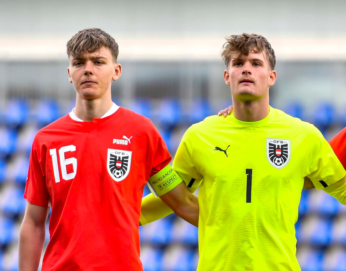 Bittere 2:3-Niederlage gegen Deutschland für Yanik Spalt mit dem U19-Team.⇒gepa