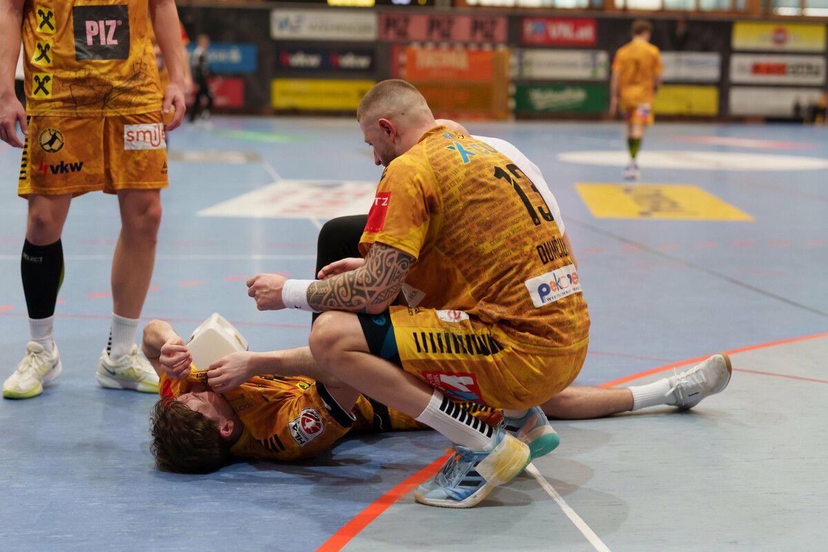 Bregenz Handball-Geschäftsfürer BjörnTyrner setzt auf den Faktor Ruhe im Abstiegskampf. ⇒gepa/VN