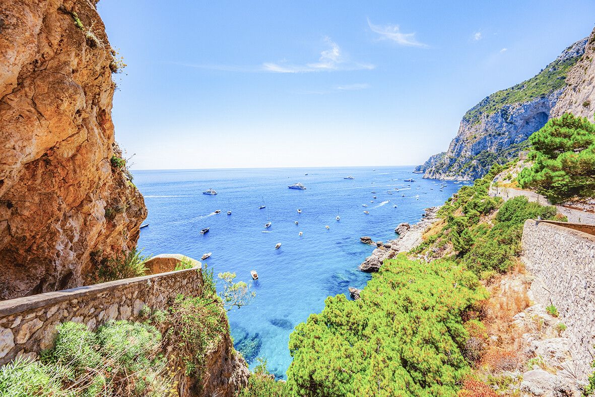 Capri ist von der Amalfiküste aus leicht erreichbar.