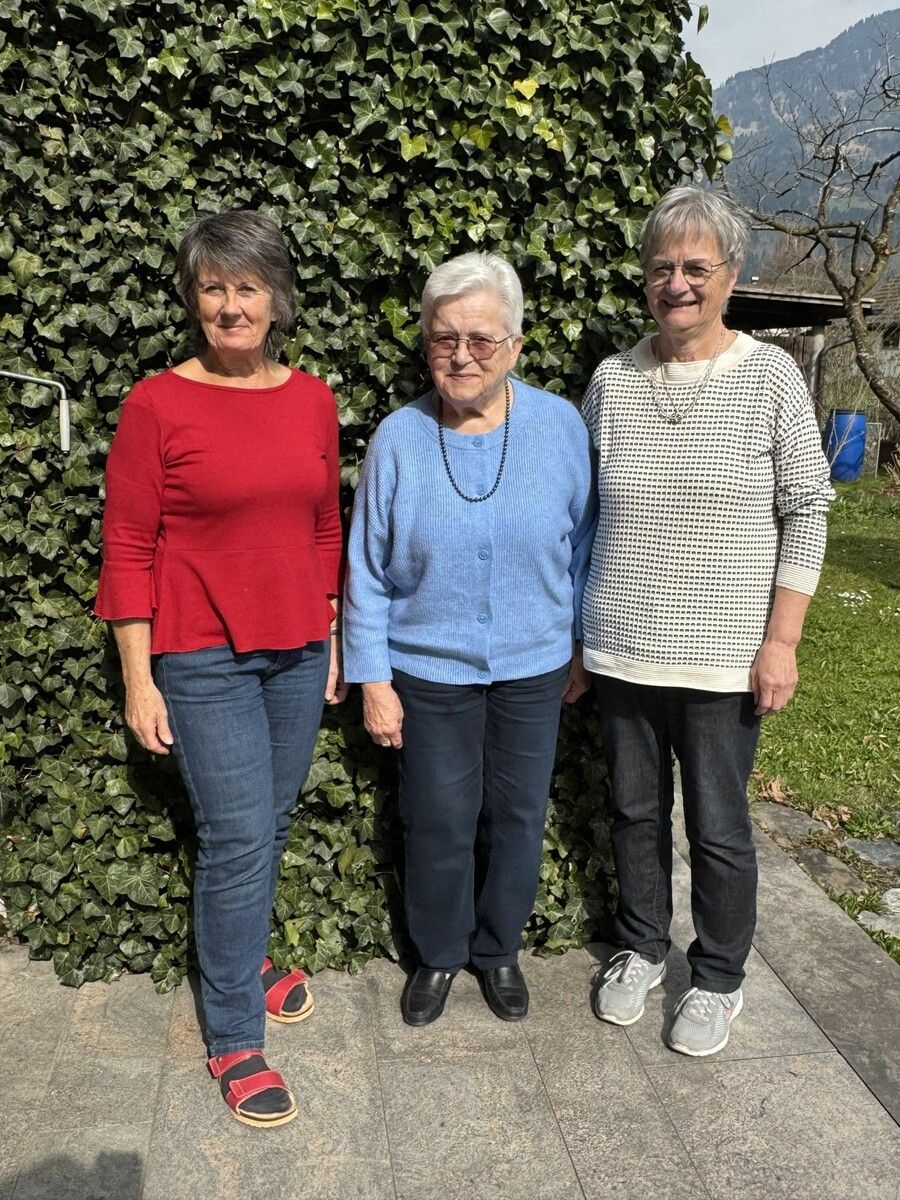 Christine Müller, Ida Konzett und Sonja Egger. ⇒dos (2)