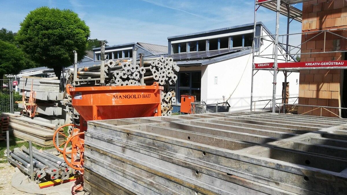 Das Unternehmen Mangold Bau (hier eine öffentliche Baustelle in Lochau) kann weiterarbeiten.⇒VN/GL