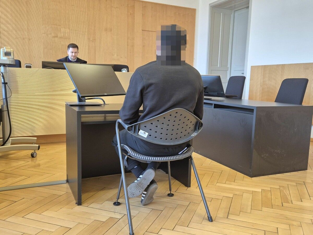 Der Angeklagte behauptete vor Richter Alexander Wehinger, unschuldig zu sein.⇒EC