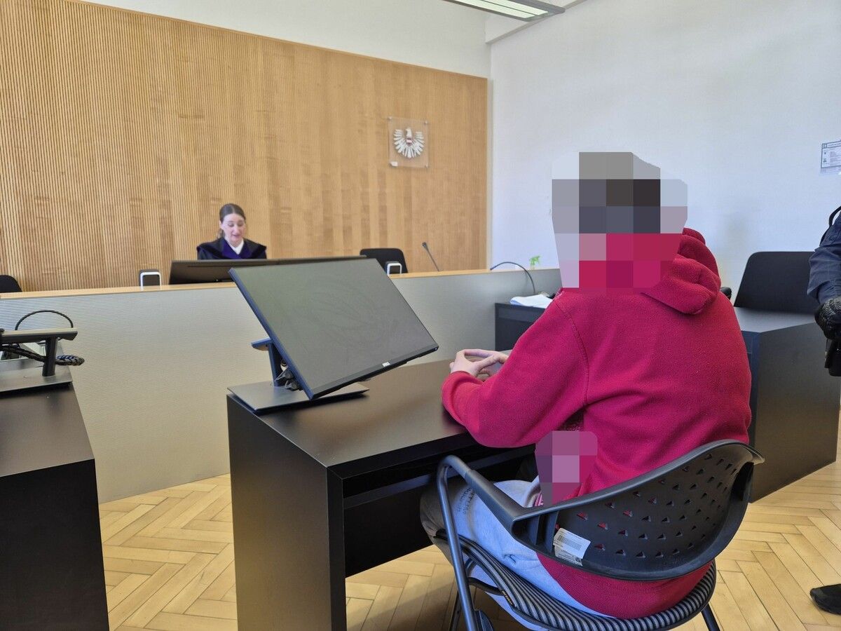 Der Angeklagte vor Gericht: „Hatte einen Filmriss“.⇒ec